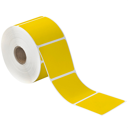 2 x 3" Yellow Desktop Thermal Transfer Labels